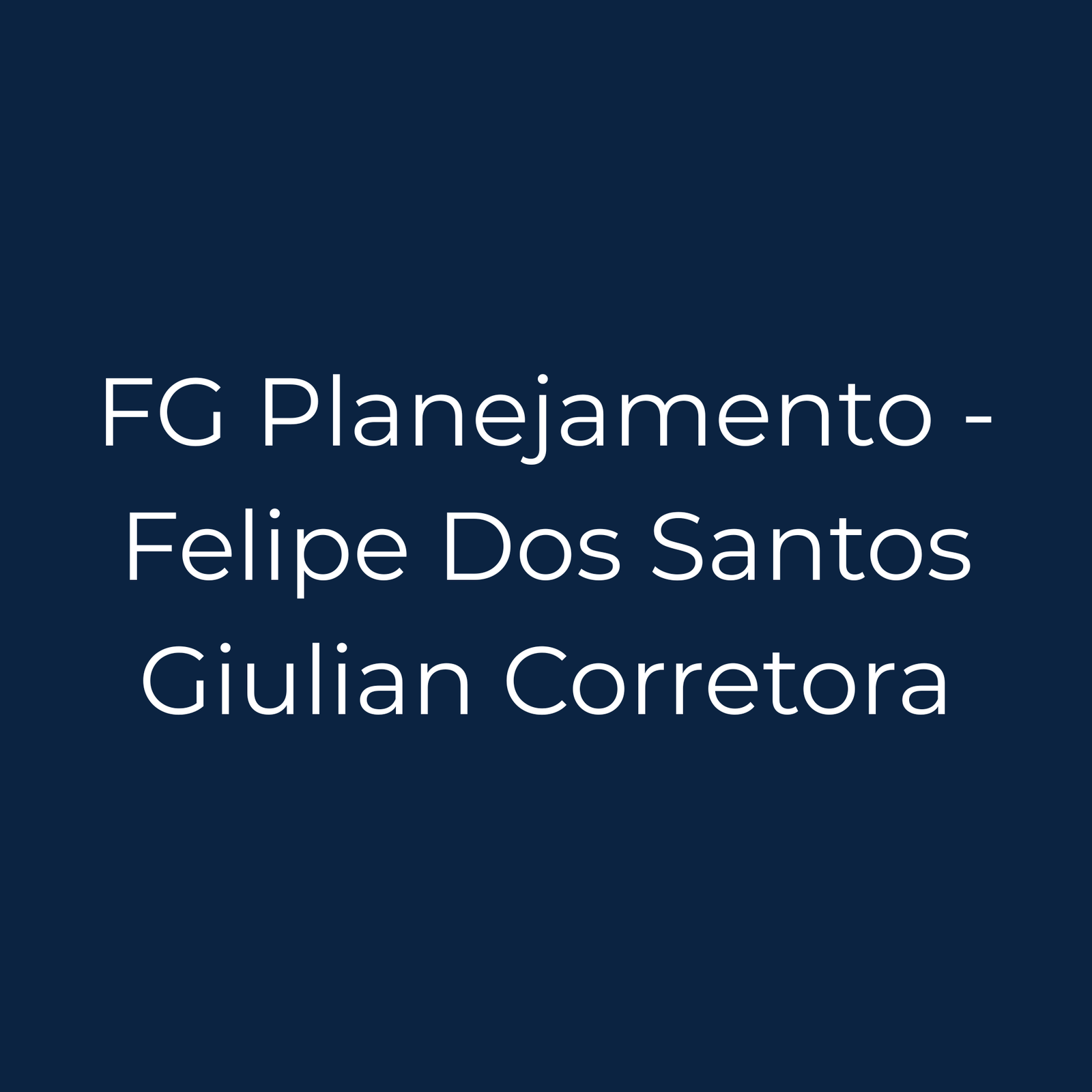 FG Corretora de Seguros